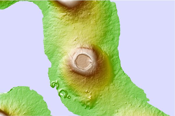 Surf breaks located close to Volcan Darwin