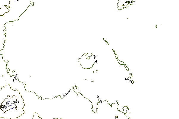 Mountain peaks around Volcan De Sacabaya