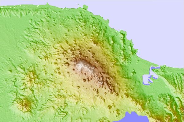 Surf breaks located close to Volcan De San Martin