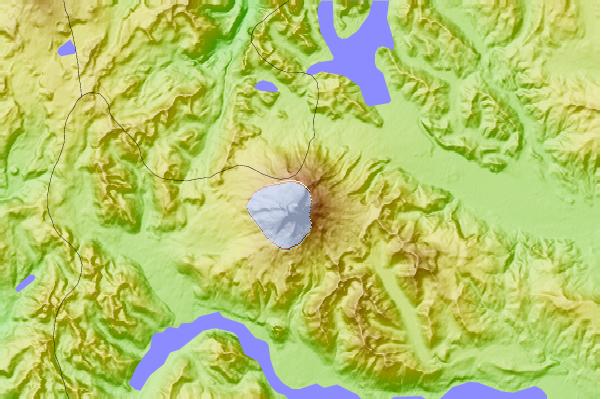 Surf breaks located close to Volcan Lanin