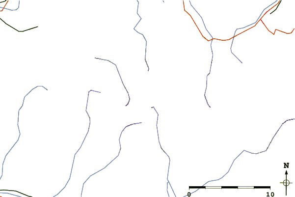 Roads and rivers around Volovec (Tatra)