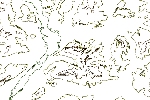 Mountain peaks around Vordere Kesselschneid