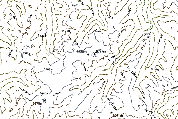 Mountain peaks around Vorderer Brochkogel