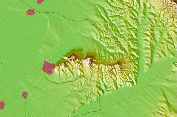 Surf breaks located close to Vršac Mountains