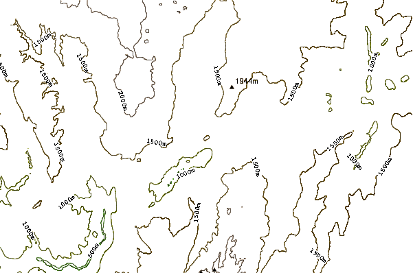 Mountain peaks around Vulcan's Throne