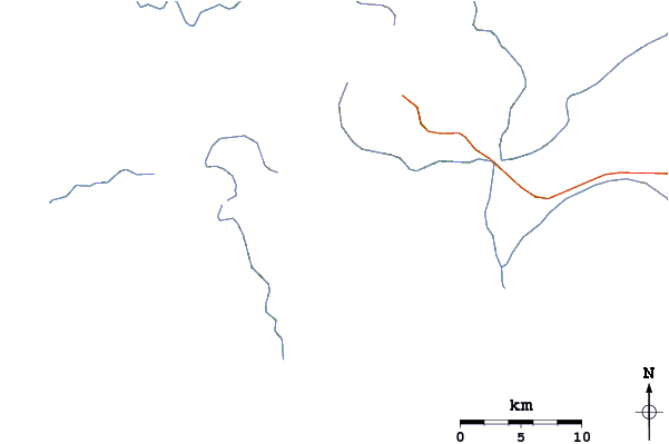 Roads and rivers around Wai Sano