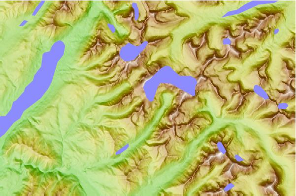 Surf breaks located close to Walton Mountain