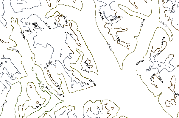 Mountain peaks around Waputik Peak