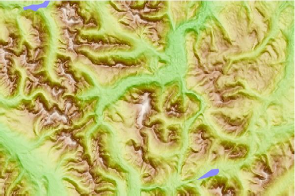 Surf breaks located close to Warden Peak