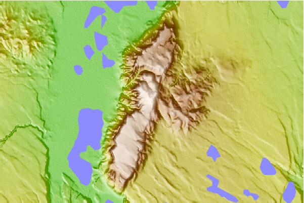 Surf breaks located close to Warner Peak