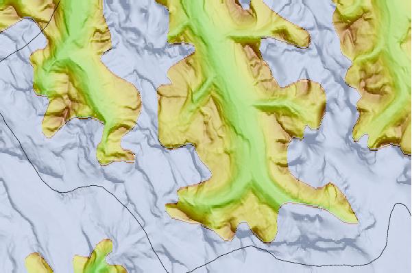 Surf breaks located close to Warwick Mountain