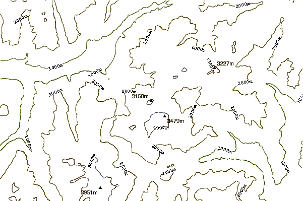 Mountain peaks around Wasenhorn (Simplon)