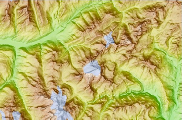 Surf breaks located close to Wasenhorn (Simplon)