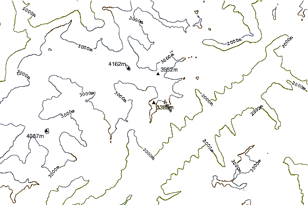 Mountain peaks around Wasenhorn