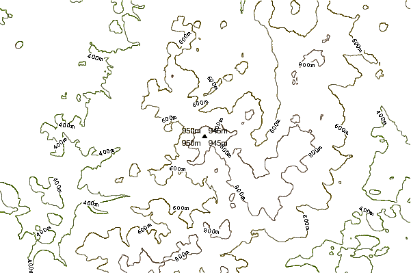 Mountain peaks around Wasserkuppe