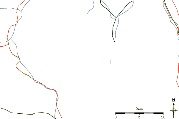 Roads and rivers around Watzmann