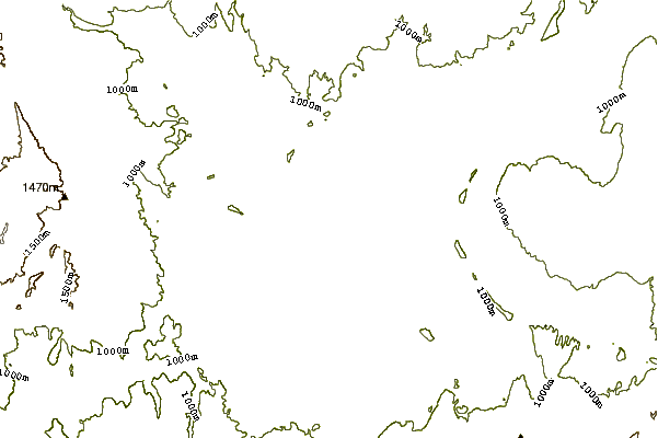 Mountain peaks around Webb Hill