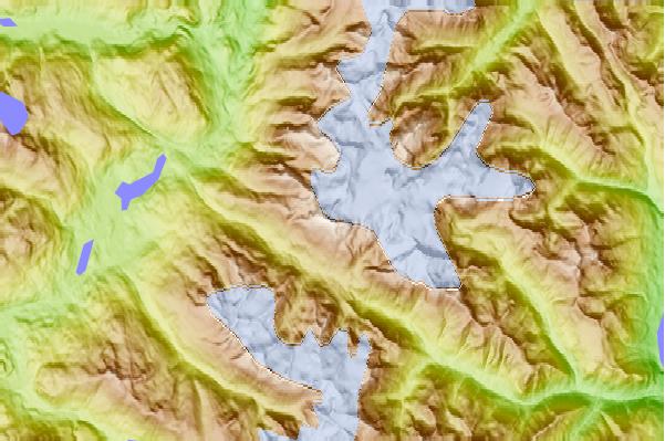 Surf breaks located close to Wedge Mountain