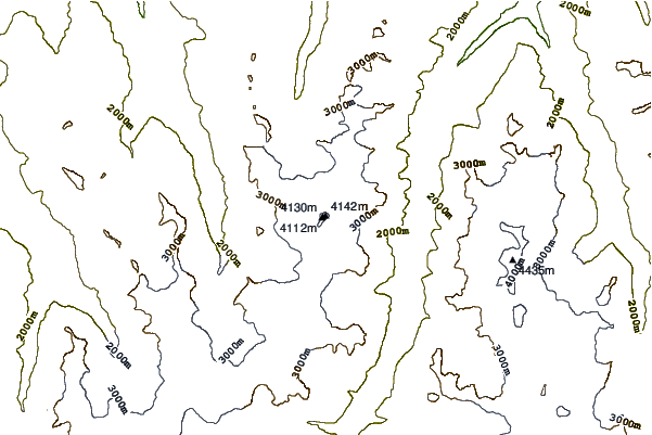 Mountain peaks around Weisshorn