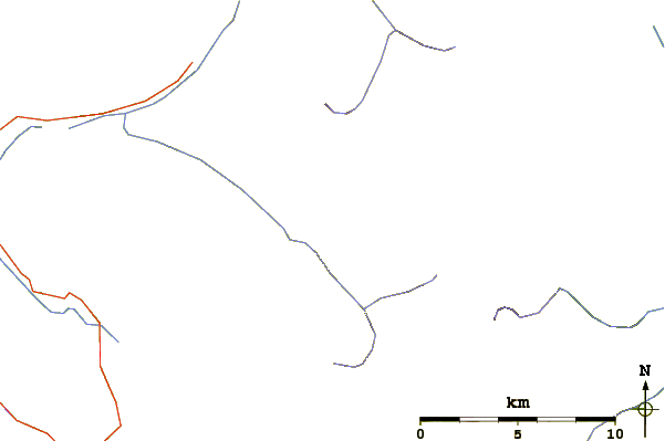 Roads and rivers around Wells Gray-Clearwater volcanic field