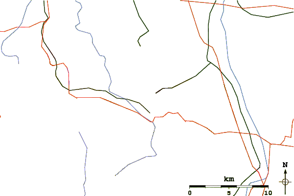 Roads and rivers around Wendelstein