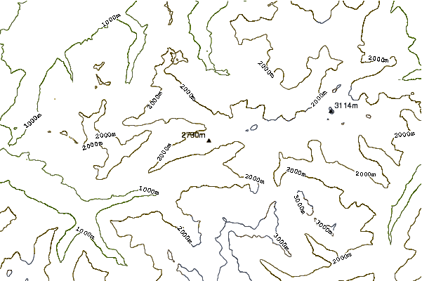 Mountain peaks around Wendenstöcke