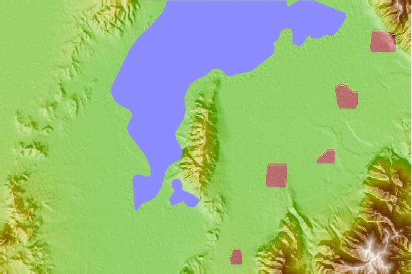 Surf breaks located close to West Mountain (Utah)