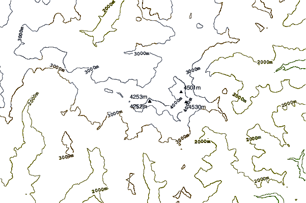 Mountain peaks around Western Lyskamm