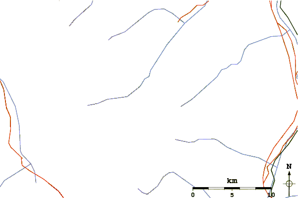 Roads and rivers around Wetterspitze Aeussere