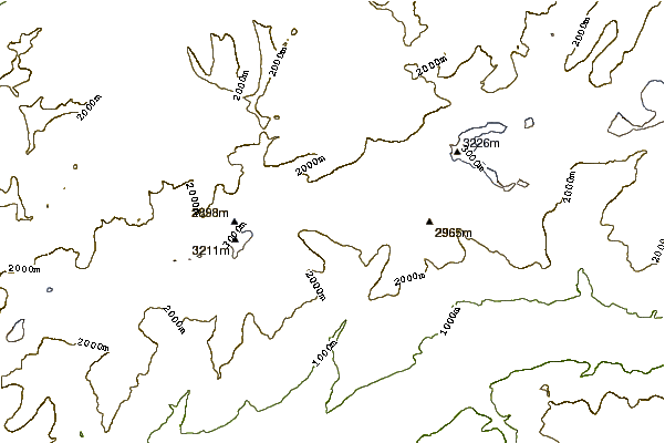 Mountain peaks around Wetzsteinhorn