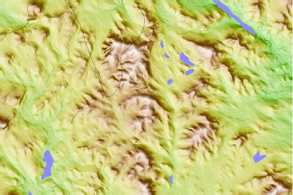 Surf breaks located close to White Cap Mountain (Franklin County, Maine)