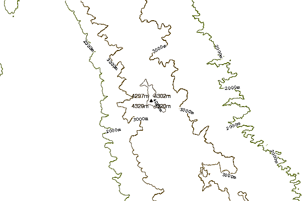 Mountain peaks around White Mountain Peak