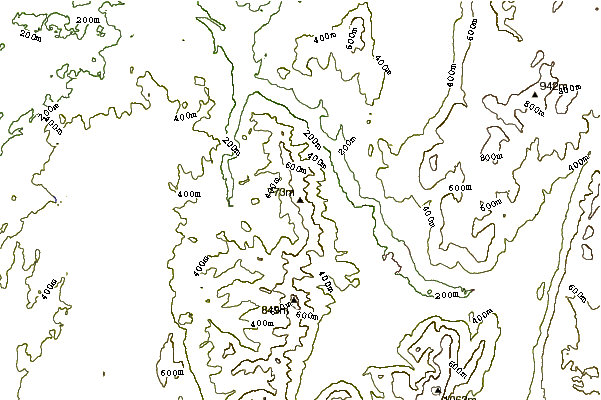 Mountain peaks around White Rock (Taconic Mountains)