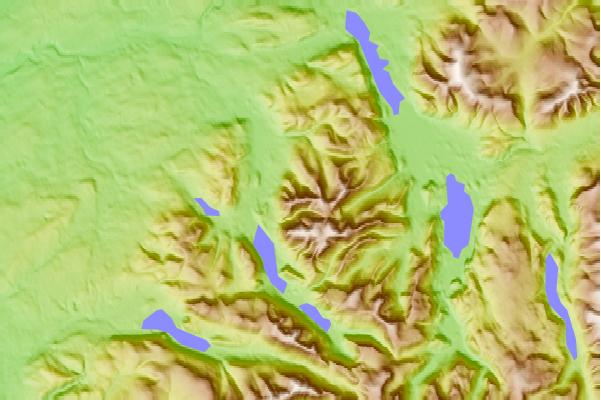 Surf breaks located close to Whiteside (Lake District)