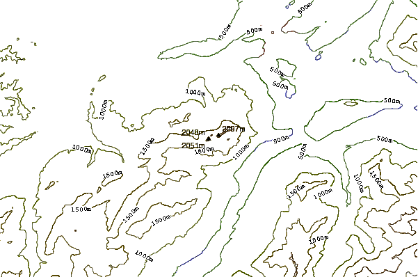 Mountain peaks around Widderfeld