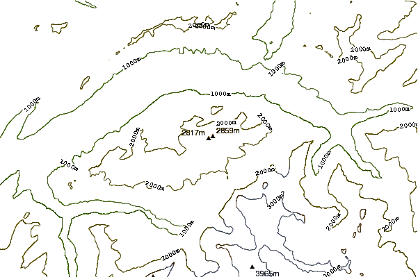 Mountain peaks around Wildgärst