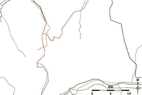 Roads and rivers around Wildstrubel