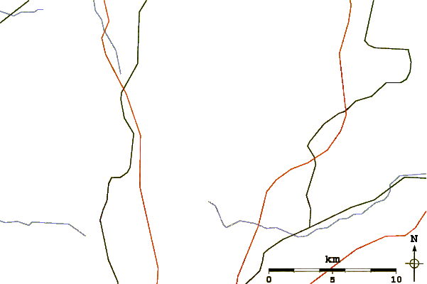 Roads and rivers around Wilseder Berg