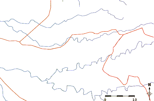 Roads and rivers around Wilson Hills, Gujarat