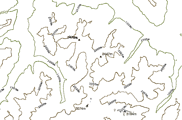 Mountain peaks around Wissgandstöckli