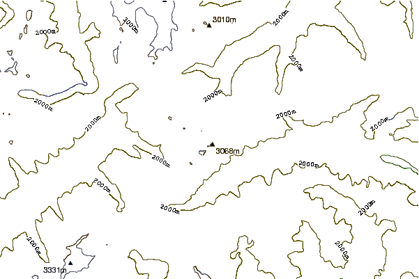 Mountain peaks around Witenwasserenstock
