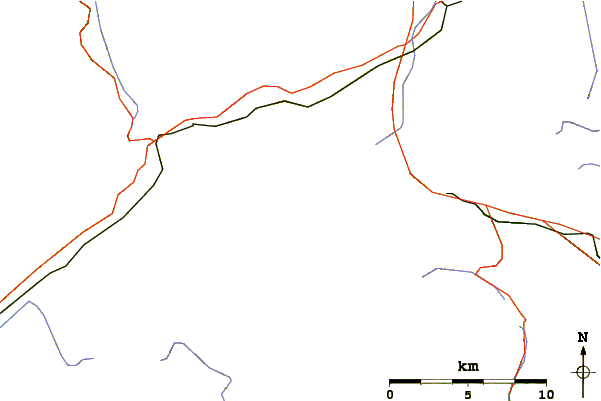 Roads and rivers around Witenwasserenstock