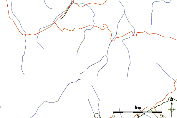 Roads and rivers around Wołoszyn