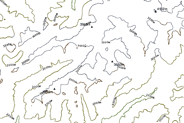 Mountain peaks around Wysshorn