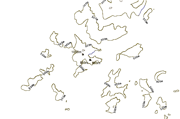 Mountain peaks around Y Lliwedd