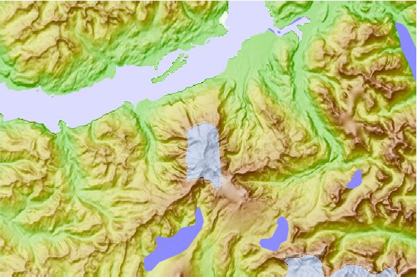 Surf breaks located close to Yate (volcano)