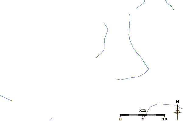 Roads and rivers around Yate (volcano)