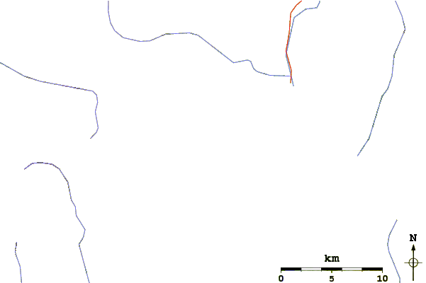 Roads and rivers around Ycatapom Peak