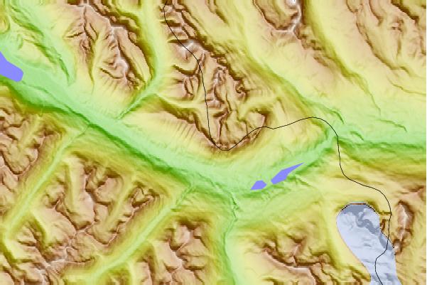 Surf breaks located close to Yellowhead Mountain