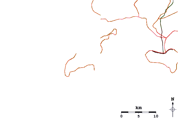 Roads and rivers around Yi Tung Shan (二東山)